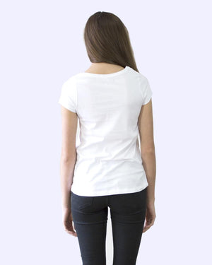 Womens Devoid Fashion Tee - White