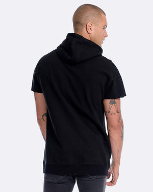 Cut-Off Hoodie - Black