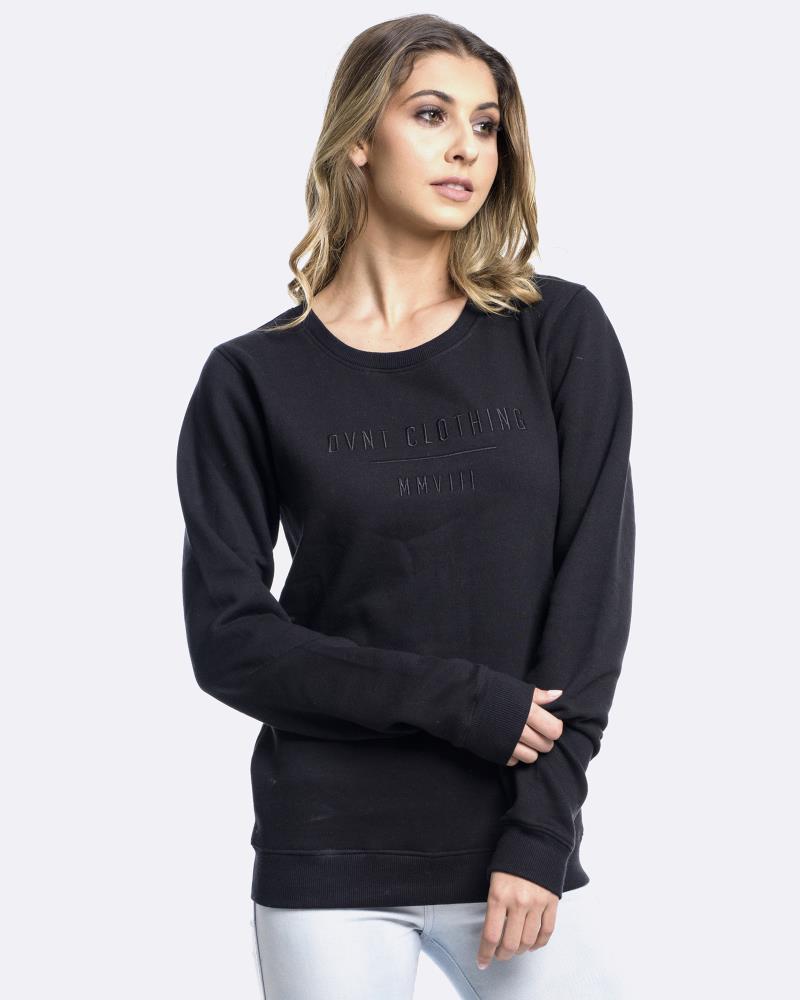 Select Embroidery Crewneck - Black