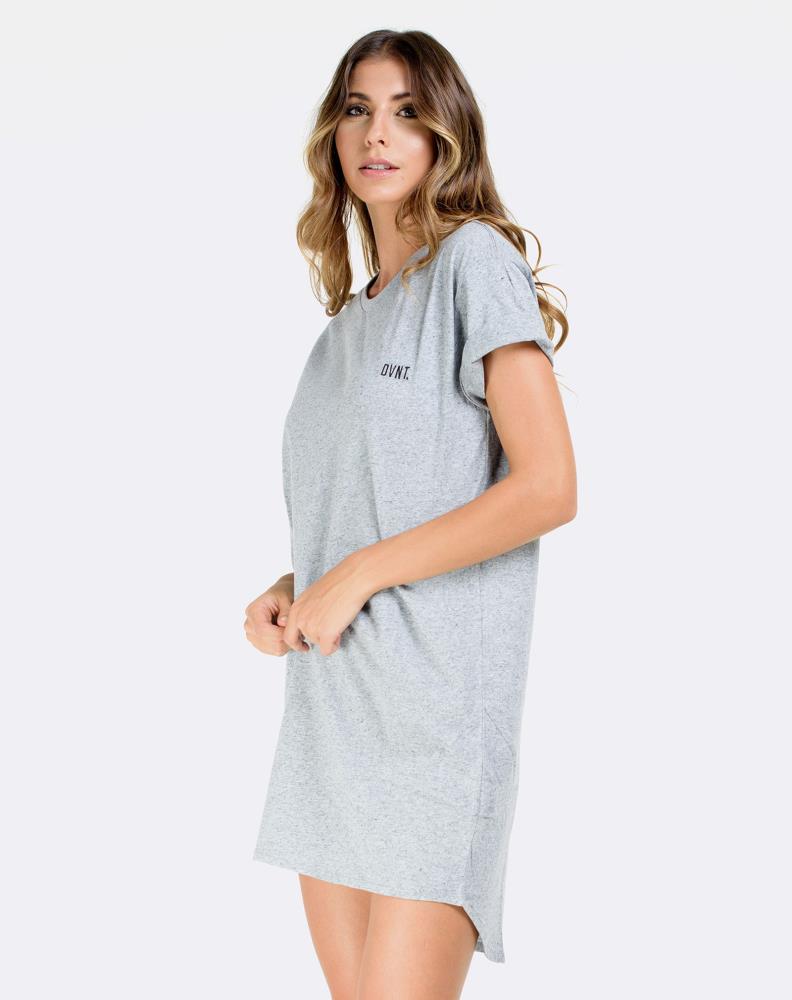 Drop Dress - Grey Speckle