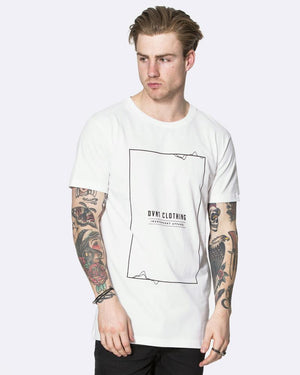 Frequency Frame Tee - White