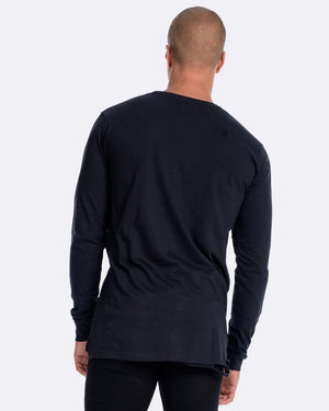 Grave Long Sleeve - Black Faded