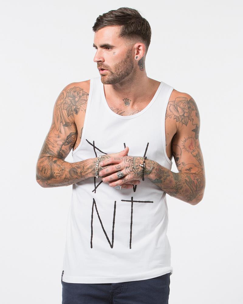 Scratch Singlet - White
