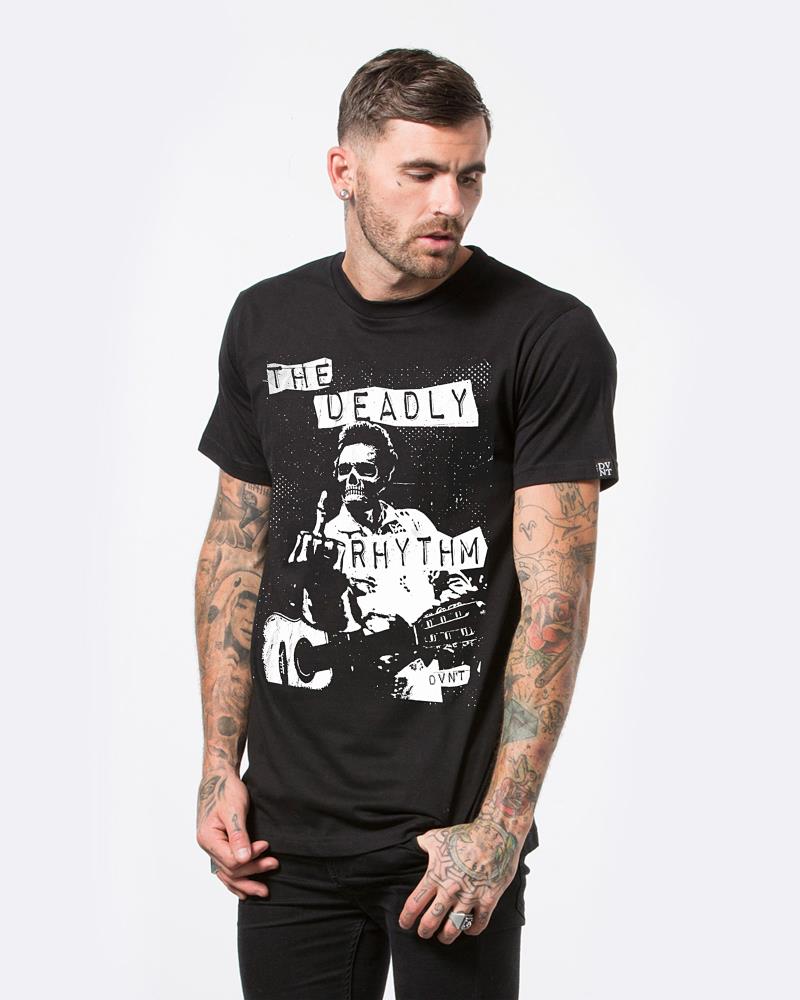 Deadly Rhythm Tee - Black