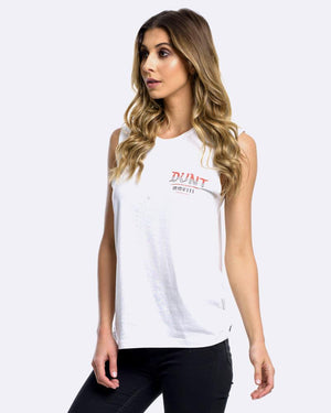Rose Up Tank - White