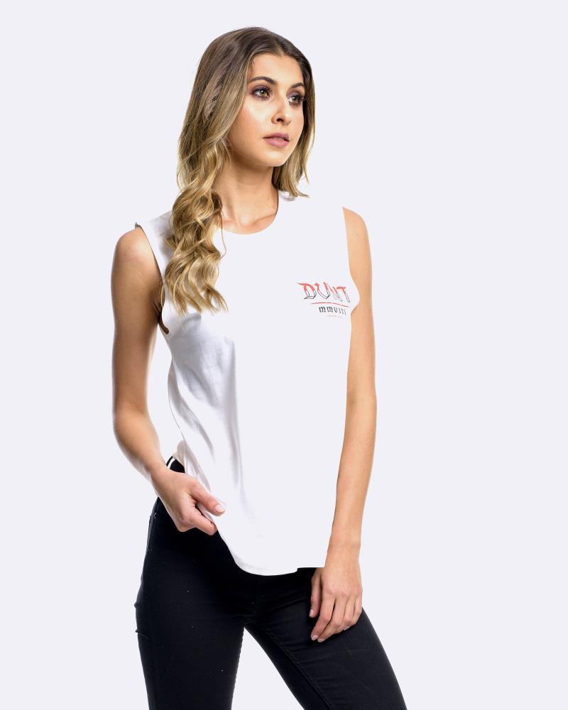 Rose Up Tank - White