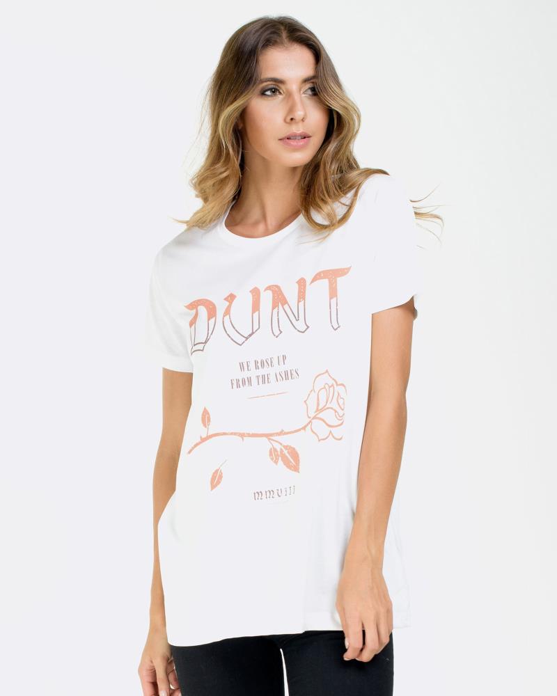 Rose Up Tee - White