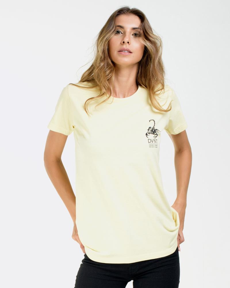 Scorpion Tee - Washed Yellow