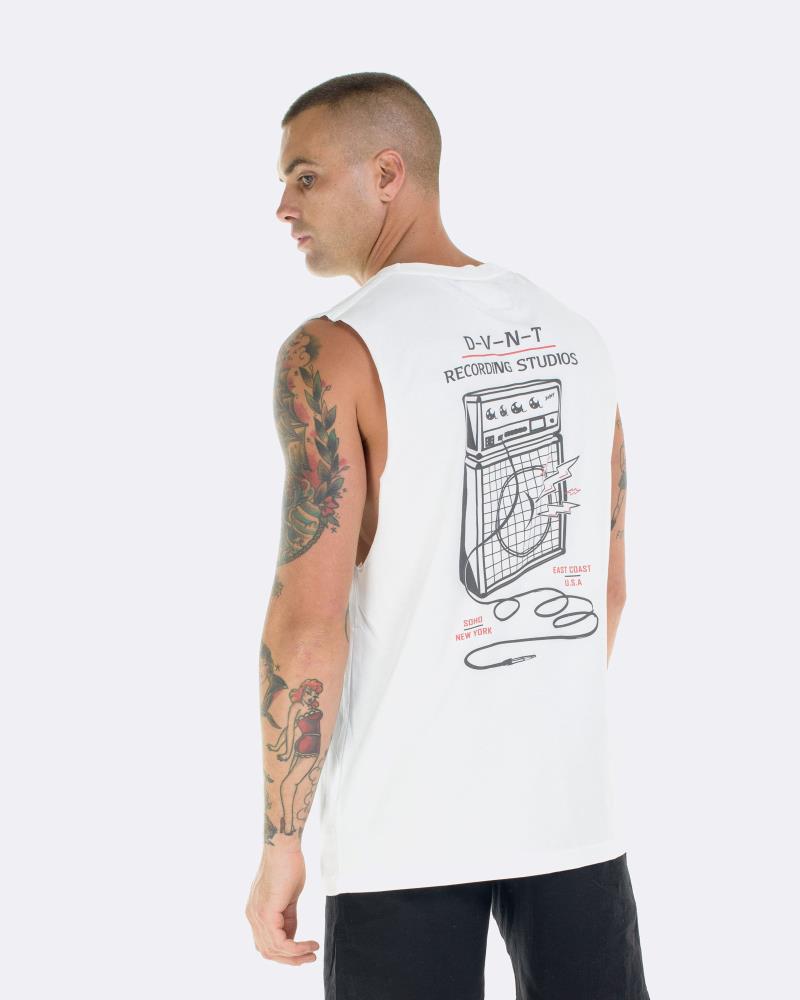 Amplified Tank - White