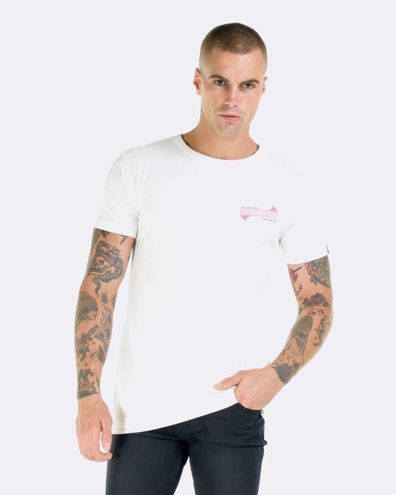 Banner Tee - White