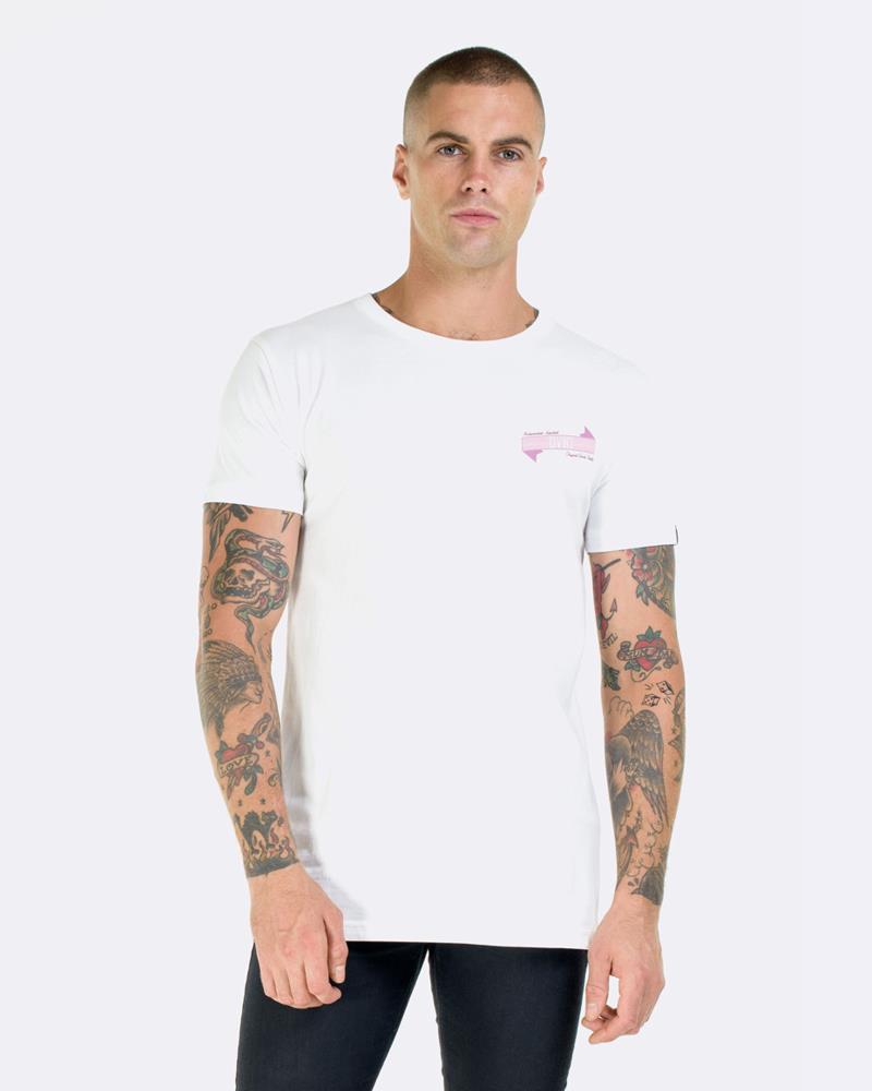 Banner Tee - White