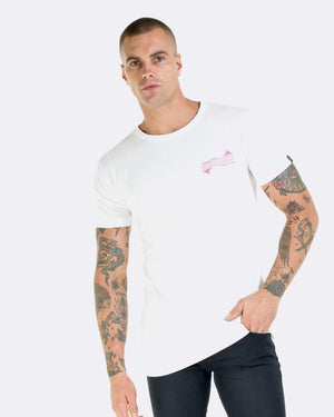 Banner Tee - White