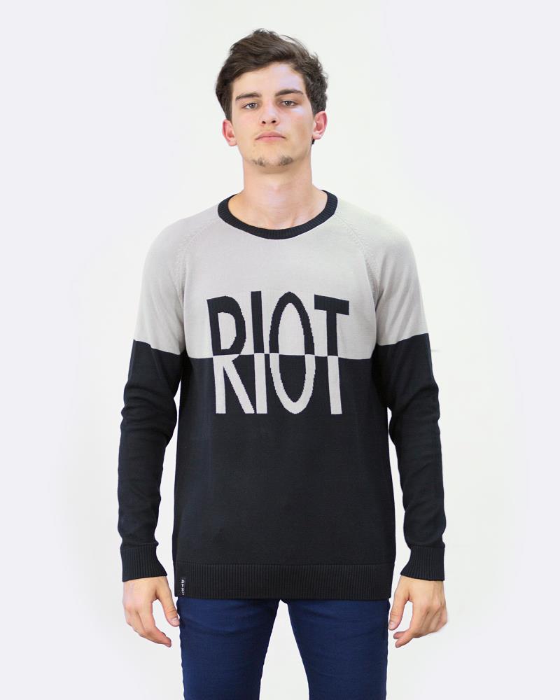 Riot Knit - Grey/Black