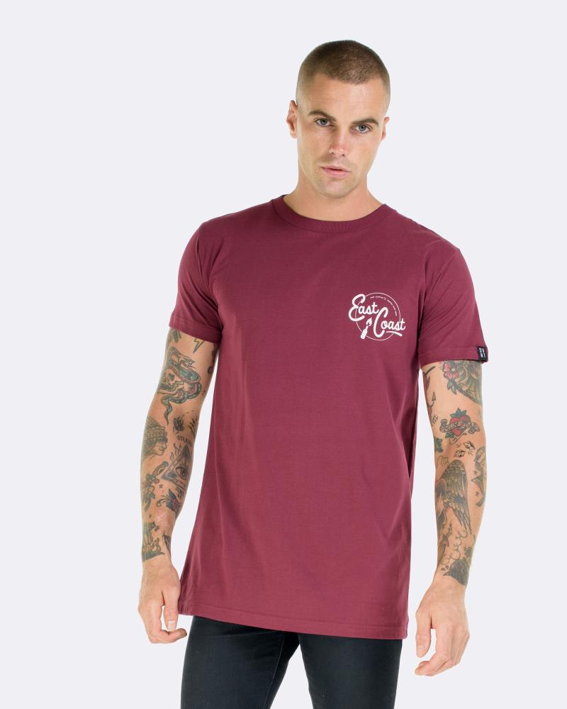 East Coast Tee - OxBlood