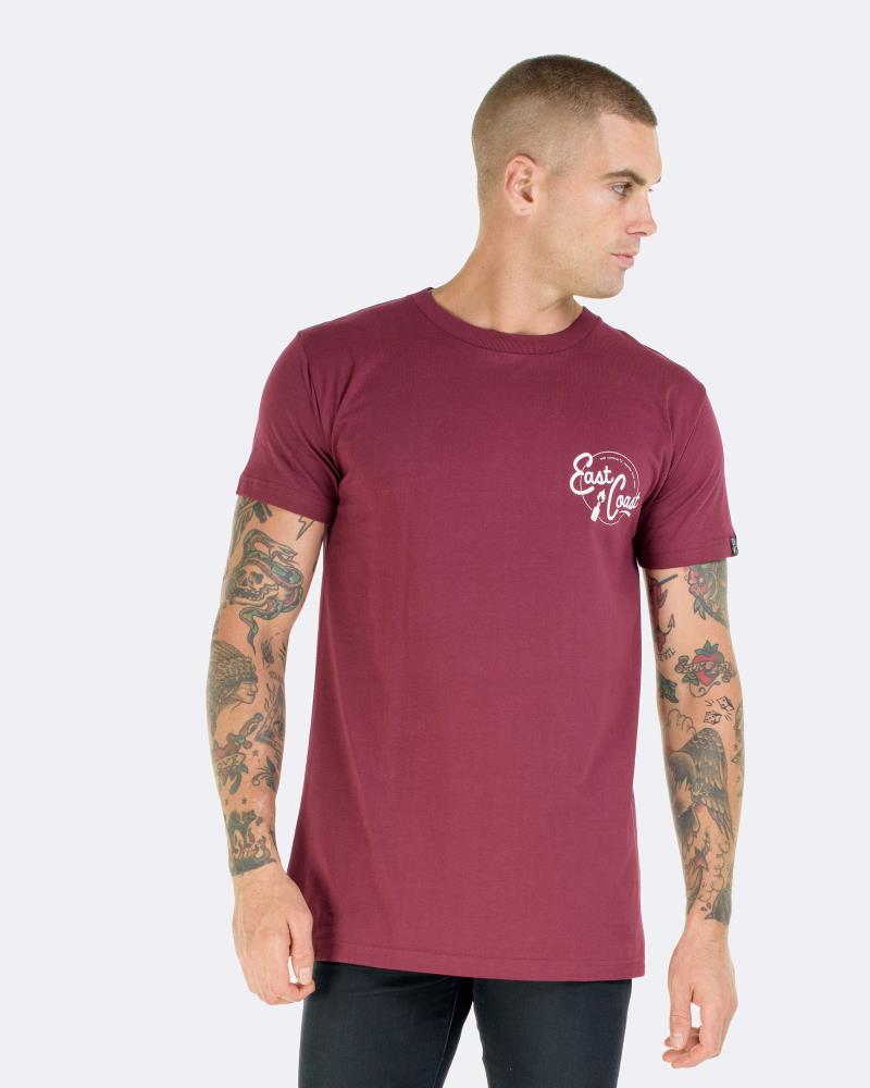 East Coast Tee - OxBlood